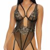 Lingerie * | Forplay Look Bud Don'T Touch Teddy