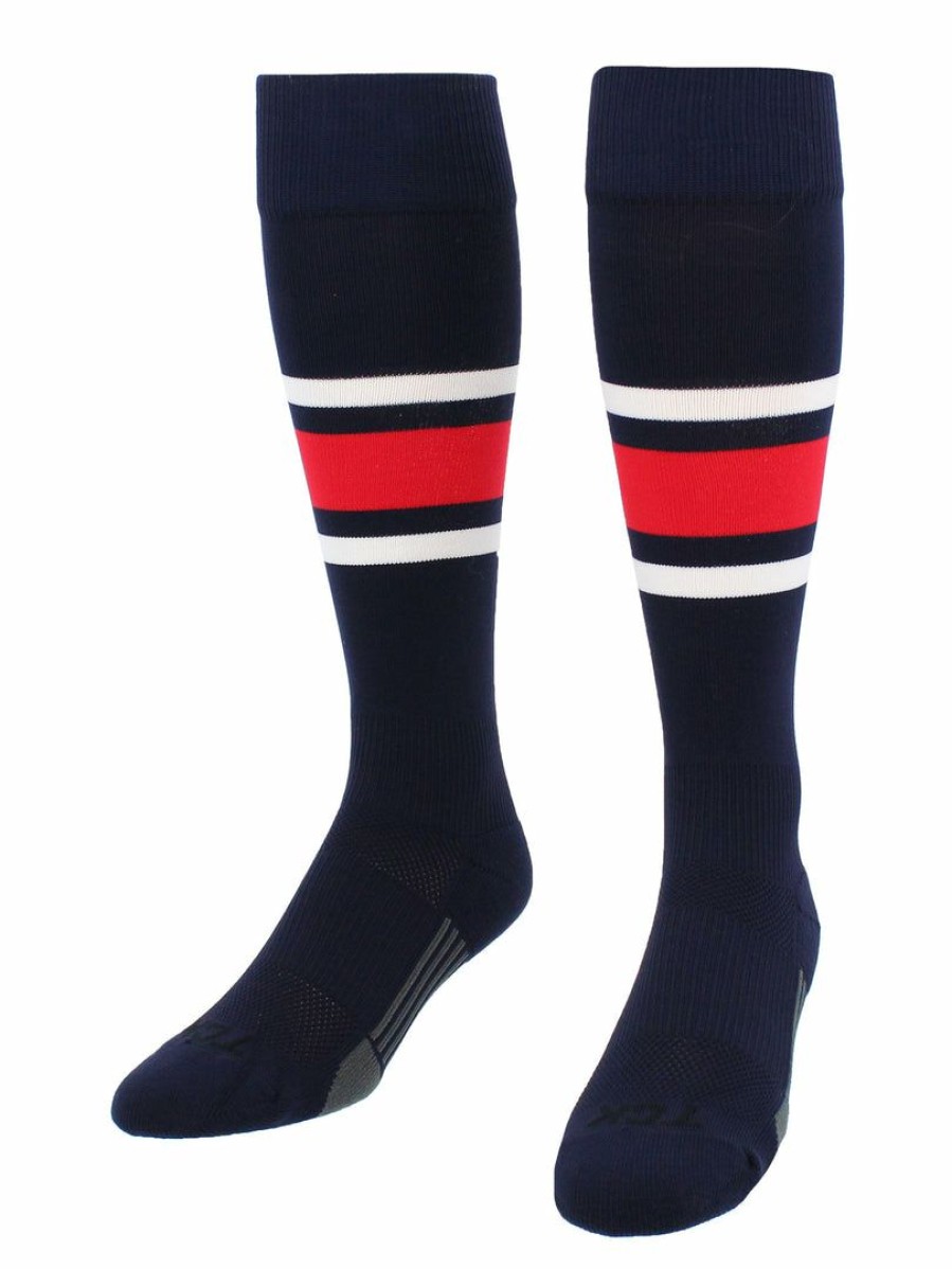 Ncaa Socks * | Hot Sale Tck Elite Performance Baseball Socks Dugout Pattern E Softball Mens Womens