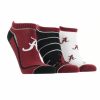 Ncaa Socks * | Cheap Tck Alabama Crimson Tide No Show Socks Full Field 3 Pack All Schools Crimson/Black/White