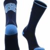 Ncaa Socks * | Budget Tck North Carolina Tar Heels Socks Campus Legend Crew Length Carolina Blue/Navy