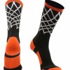 Ncaa Socks * | Outlet Madsportsstuff Elite Basketball Socks With Net Crew Length Made In The Usa