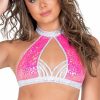 Dancewear * | Roma Strappy Sequin Halter Top