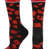 Ncaa Socks * | Best Reviews Of Tck Unlv Rebels Socks Womens Savage Crew Socks All Schools Scarlet/Black