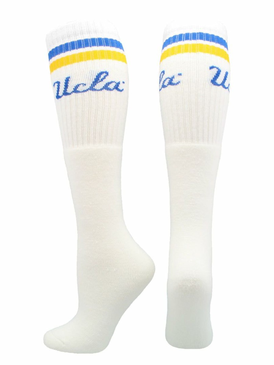 Ncaa Socks * | Best Reviews Of Tck Ucla Bruins Socks Throwback Tube White/Blue/Gold