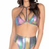 Dancewear * | Roma Iridescent High Waist Short