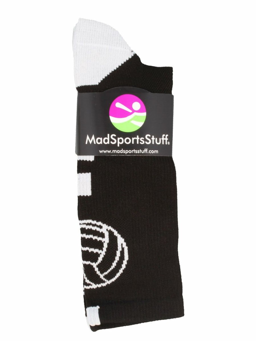 Ncaa Socks * | Coupon Madsportsstuff Volleyball Socks For Girls, Women & Teens In Crew Length