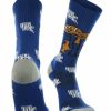 Ncaa Socks * | Wholesale Tck Kentucky Wildcats Socks Crew Length Sock Mayhem All Schools Blue/Grey/White