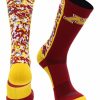 Ncaa Socks * | Coupon Tck Minnesota Golden Gophers Socks Digital Camo Crew All Schools Maroon/Gold/White