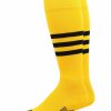 Ncaa Socks * | Discount Madsportsstuff Dugout 3 Stripe Baseball Socks Over The Calf Length Pattern B