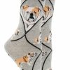 Ncaa Socks * | Deals Whd American Bulldog Socks For Women Gift For Dog Lovers