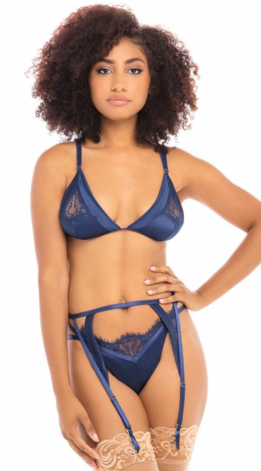 Lingerie * | Oh La La Cheri Eyelash On The Prize Bra Set