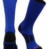 Ncaa Socks * | Top 10 Basketball Socks Tck Solid Performance 2.0 Crew Socks Elite Athletic Socks For Men And Women, Boys And Girls