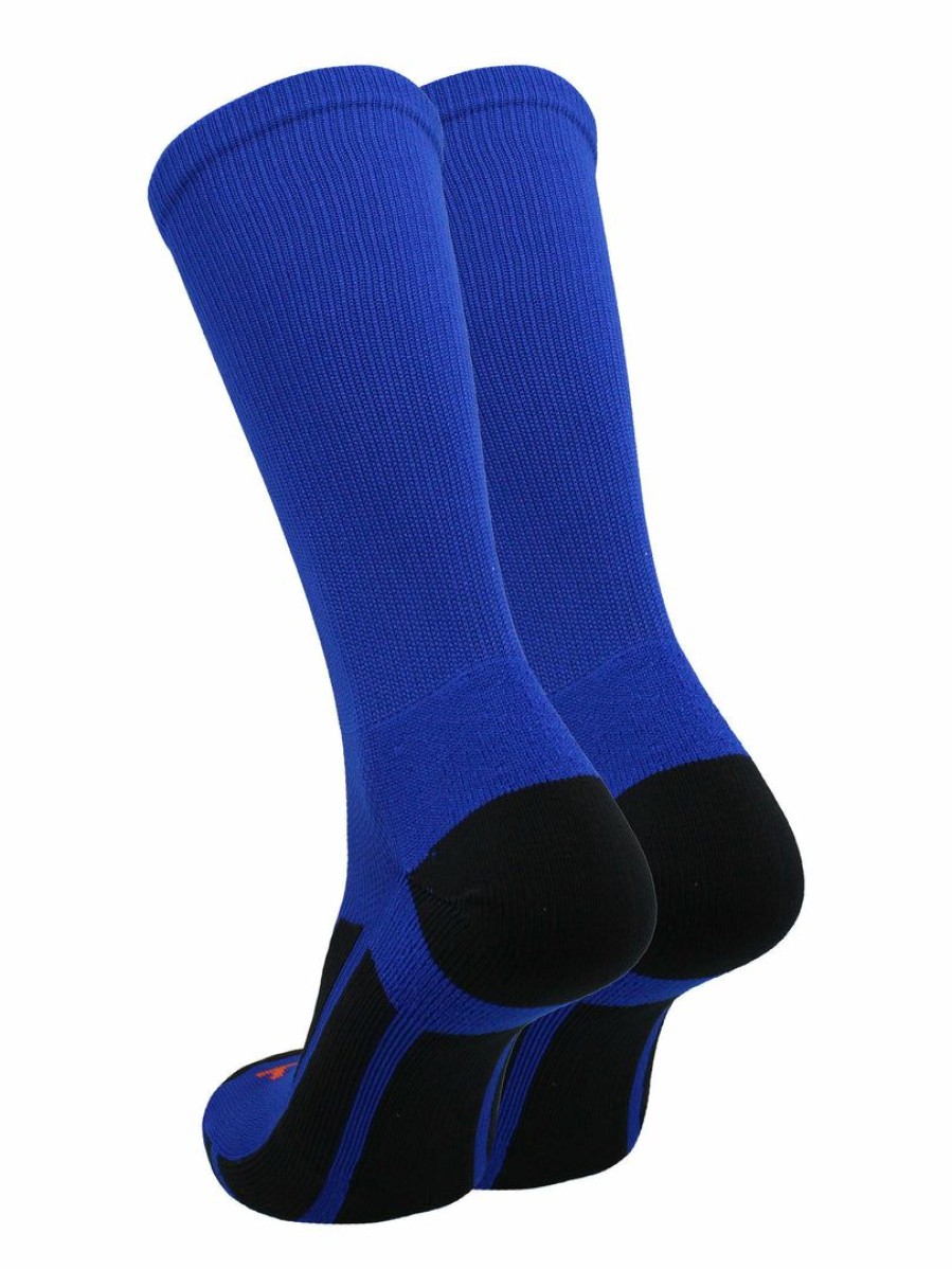 Ncaa Socks * | Top 10 Basketball Socks Tck Solid Performance 2.0 Crew Socks Elite Athletic Socks For Men And Women, Boys And Girls