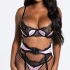 Lingerie * | Oh La La Cheri Turn On Two Tone Bra Set