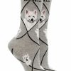 Ncaa Socks * | Promo Whd Crazy Socks Crew Westie Socks For Women Gift For Dog Lovers