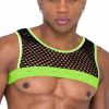 Dancewear * | Roma Men'S Glow-In-The-Dark Cropped Tank Top