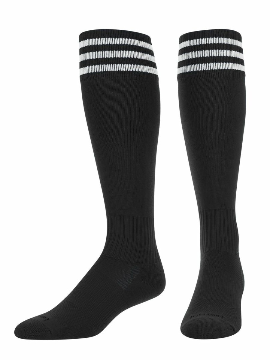 Ncaa Socks * | Top 10 Tck Soccer Socks With Stripes- For Boys Or Girls- Men Or Women Extra Cross-Stretch For Shin Guards