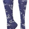 Ncaa Socks * | Coupon Madsportsstuff Softball Socks Origami Animal Constellations Socks Over The Calf Dark Royal/White