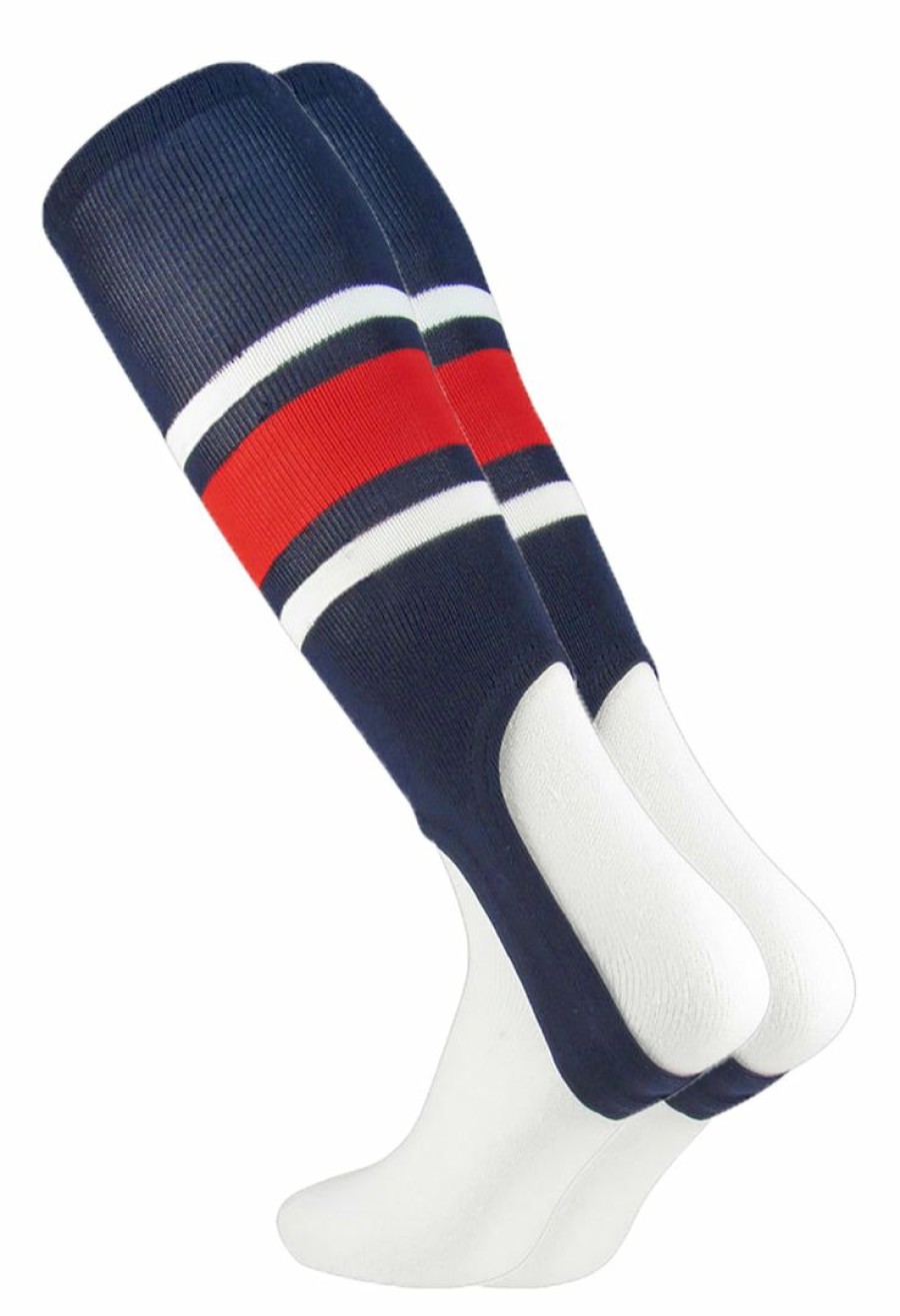 Ncaa Socks * | Flash Sale Madsportsstuff Baseball Stirrups By Tck Pattern E 3 Stripe