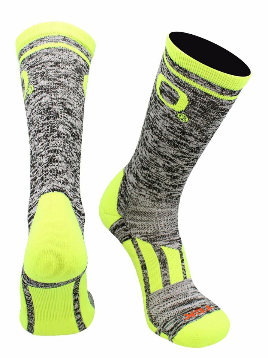 Ncaa Socks * | Best Sale Tck Ncaa Oregon Ducks Socks O Heathered Crew All Schools