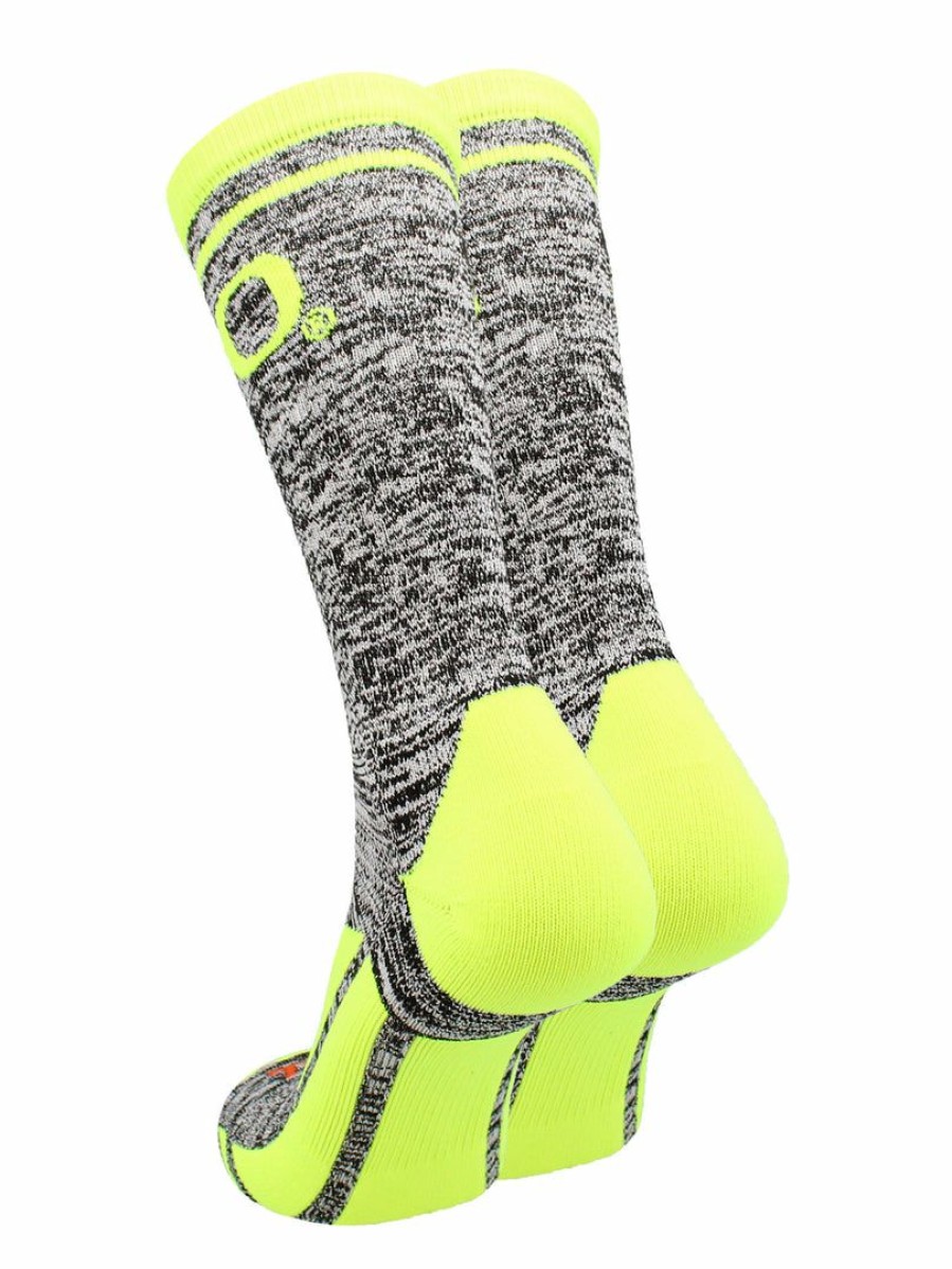 Ncaa Socks * | Best Sale Tck Ncaa Oregon Ducks Socks O Heathered Crew All Schools