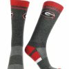 Ncaa Socks * | New Tck All Schools Georgia Bulldogs Socks Victory Parade Crew Length Black/Red/Grey