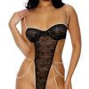 Lingerie * | Forplay Pearls On Deck Teddy