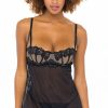 Lingerie * | Oh La La Cheri Mesmerizing Mesh Babydoll Set