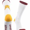 Ncaa Socks * | Deals Tck Minnesota Golden Gophers Socks Basic Crew White Socks All Schools White/Maroon/Gold