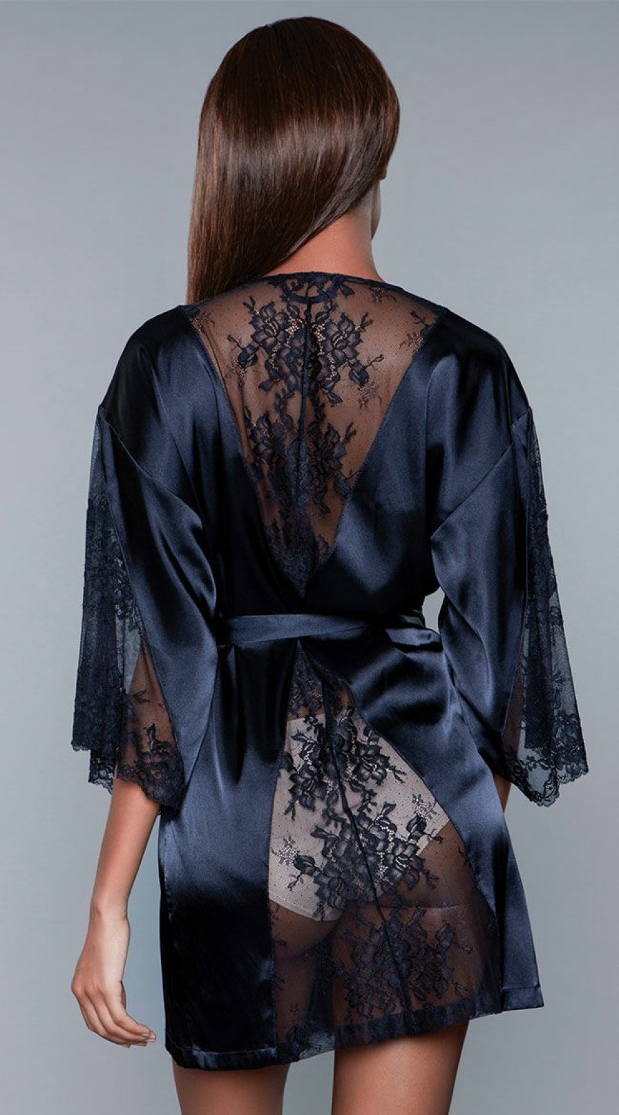 Lingerie * | Be Wicked Grace Kimono Robe