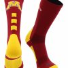 Ncaa Socks * | Buy Tck Minnesota Golden Gophers Socks Baseline Crew All Schools Maroon/Gold