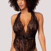 Lingerie * | Yandy Tied In Lace Teddy