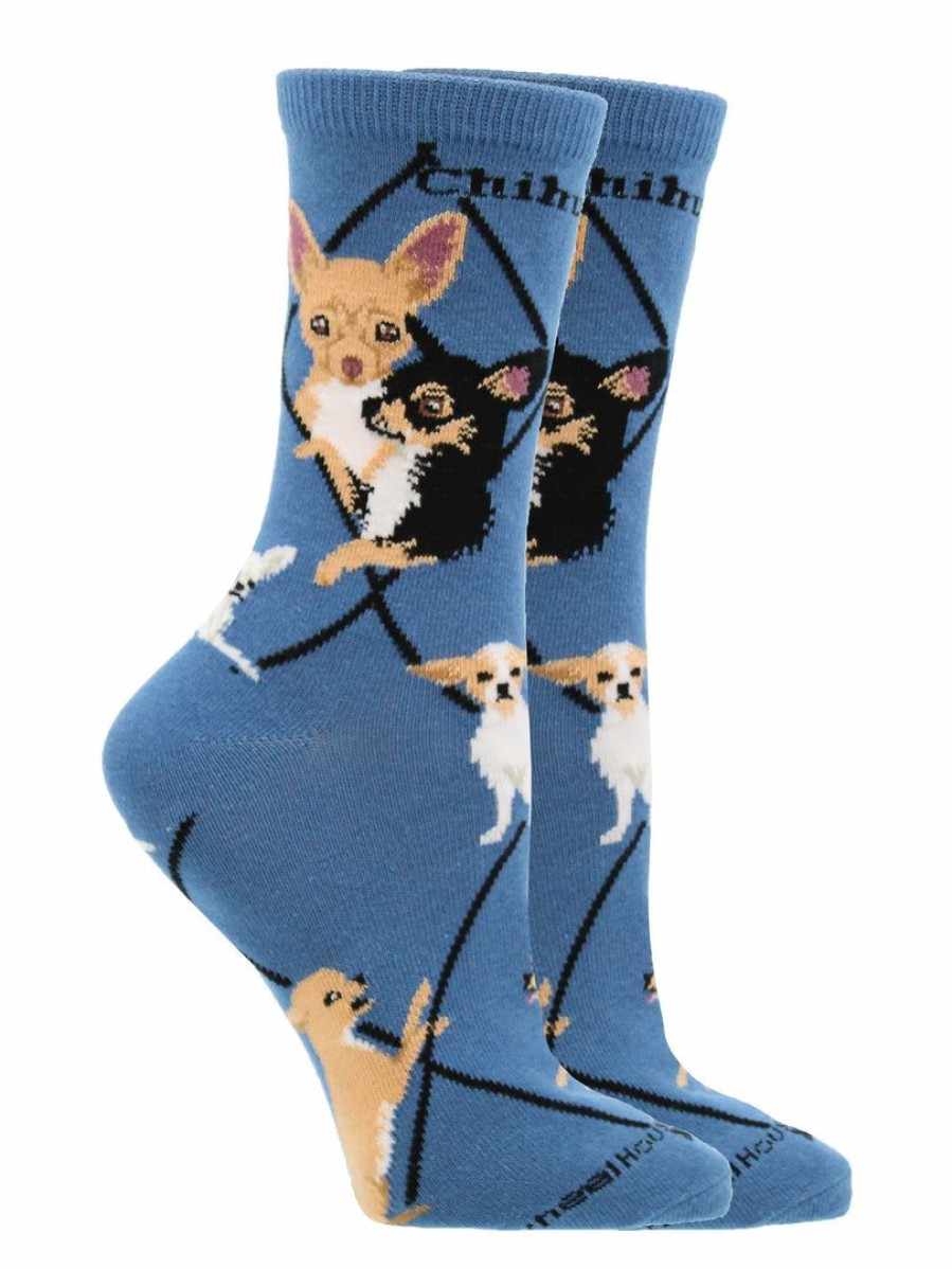 Ncaa Socks * | Promo Whd Chihuahua Socks For Women Gift For Dog Lovers