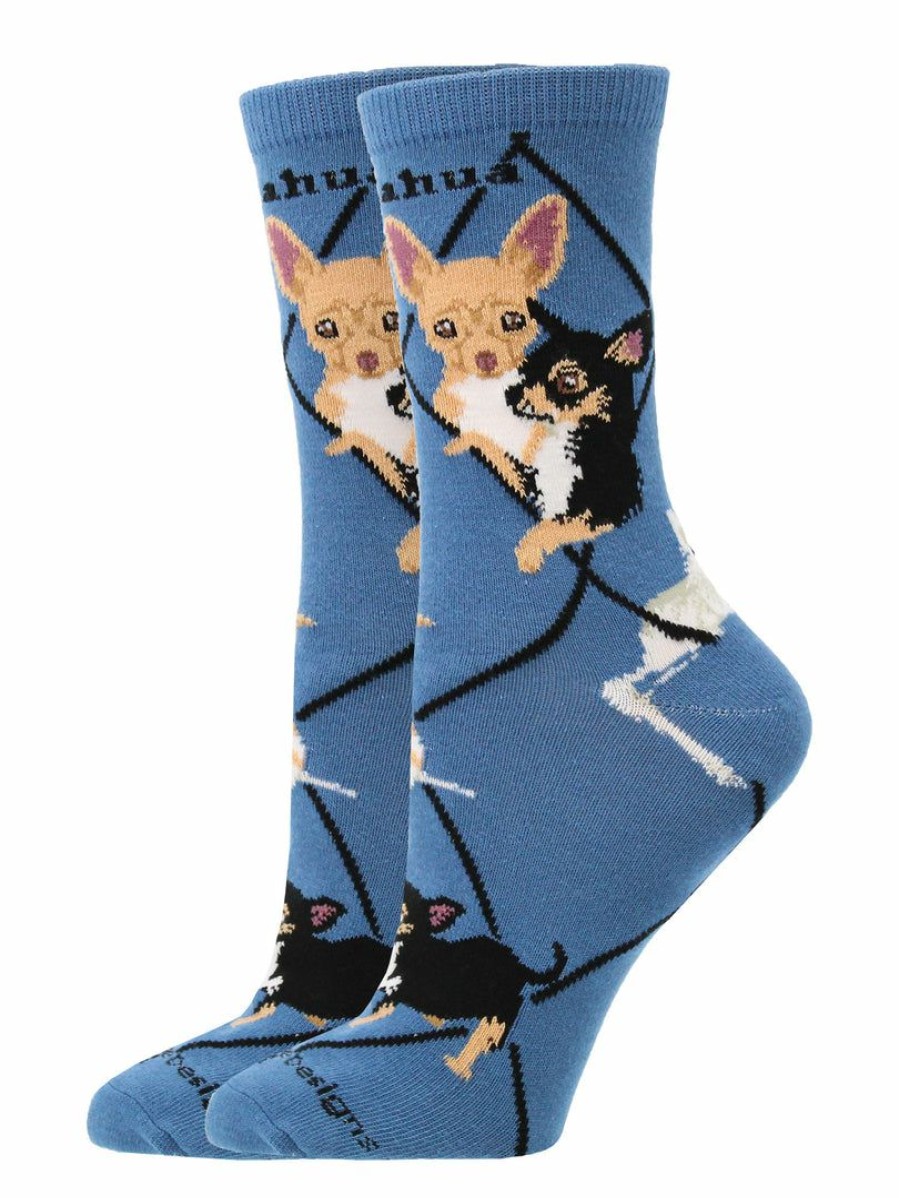 Ncaa Socks * | Promo Whd Chihuahua Socks For Women Gift For Dog Lovers