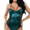 Lingerie * | Starline Allure Satin Teddy