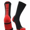 Ncaa Socks * | Wholesale Tck Baseline 3.0 Athletic Crew Socks Adult Sizes Basketball Socks