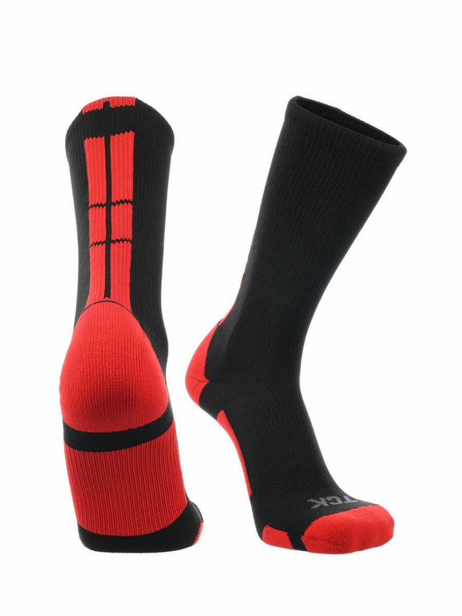 Ncaa Socks * | Wholesale Tck Baseline 3.0 Athletic Crew Socks Adult Sizes Basketball Socks