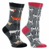 Ncaa Socks * | Discount Whd Cow Socks For Women Cow Lovers Gift 2-Pack