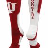 Ncaa Socks * | Best Deal Tck Indiana Hoosiers Socks Perimeter Crew Crimson/Cream/Grey