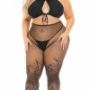 Dancewear * | Pink Lipstick Plus Size Gives You Hell Dance Set