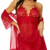 Lingerie * | Shirley Of Hollywood Provocative Peignoir Robe Set