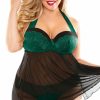 Lingerie * | Fantasy Plus Size Sonia Babydoll Set