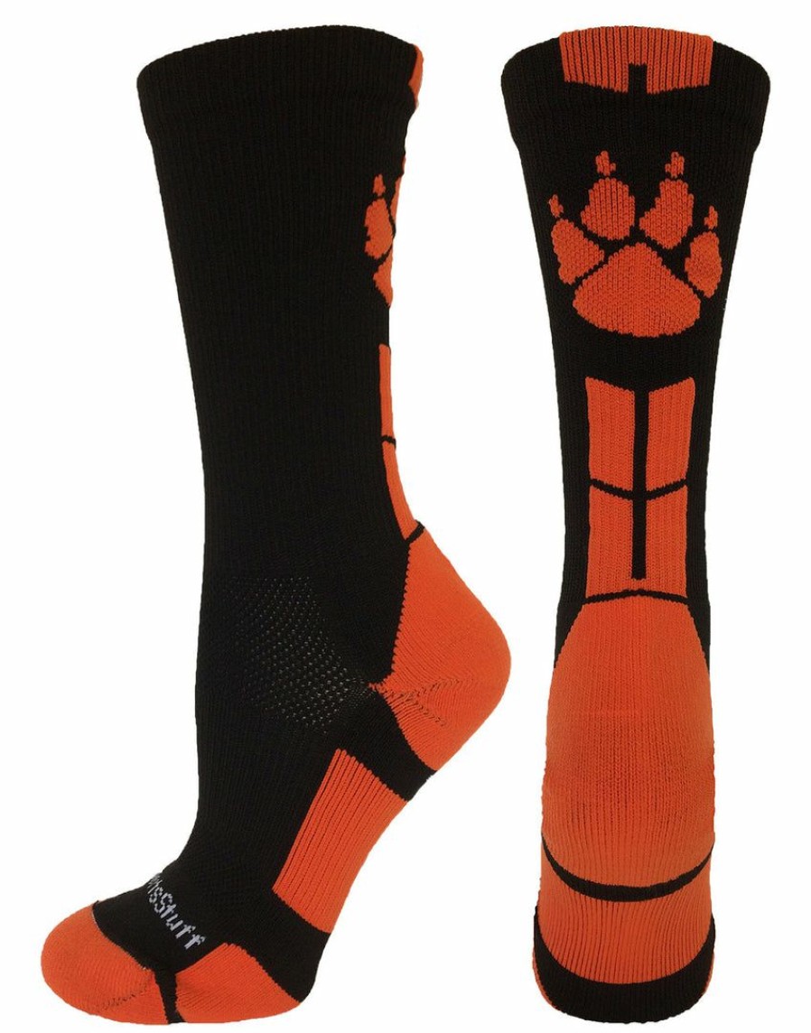 Ncaa Socks * | Wholesale Madsportsstuff Wild Paws Athletic Crew Socks (Multiple Colors)