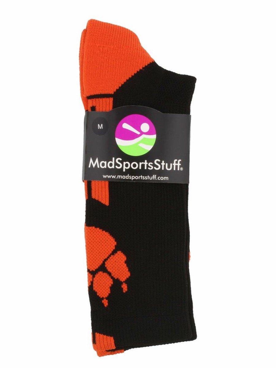 Ncaa Socks * | Wholesale Madsportsstuff Wild Paws Athletic Crew Socks (Multiple Colors)