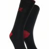 Ncaa Socks * | Cheap Tck Alabama Crimson Tide Dress Socks Dean'S List Crew Length Socks Black/Crimson