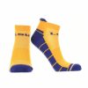 Ncaa Socks * | Buy Tck All Schools Lsu Tigers Low Cut Ankle Socks With Tab Gold/Purple